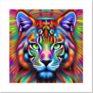 Kosmic Kitty (24) - Trippy Psychedelic Cat Posters and Art